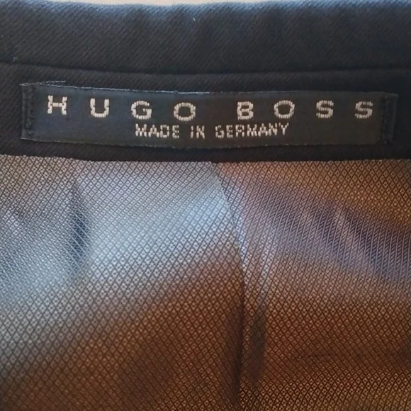 Hugo Boss Black Wool Double Breasted/Peak Lapel Dinner Jacket & Trousers  42R - Picture 10 of 15